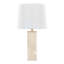 Lampe de table carrée en céramique 26 po Clarissa-1666111103