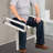 Heavy-Duty 440.92 lbs Wall-Mounted Folding Shower Chair with Legs, 13.78" Bath Seat with Armrests
