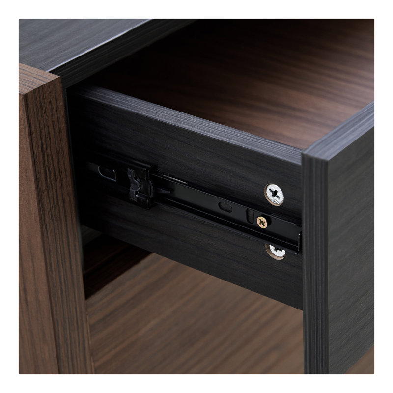 Extendable & Rotating Shoe Cabinet with 1 Drawer, 90-Degree Corner Cabinet, Multifuctional Storage Combination Cabinet for Living Room, Hallway, Entryway & Walnut