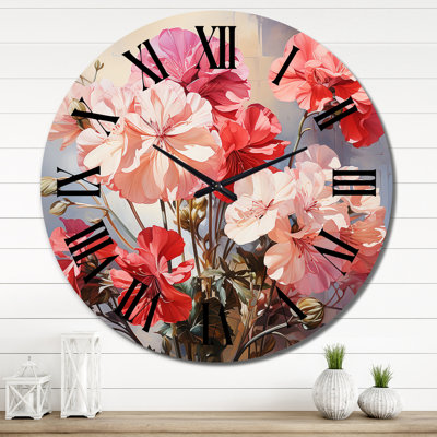 Jarodd - Floral Wall Clock