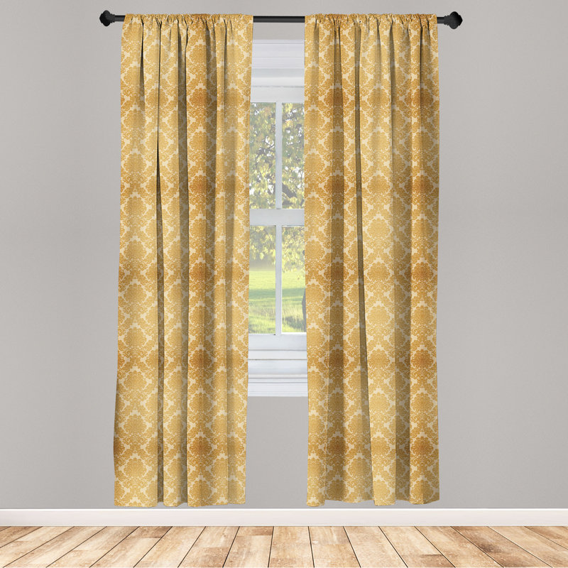 Rideaux 4 panneaux East Urban Home, L 56 po x L 95 po