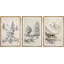«Vintage Countryside Forest Mountain River Nature Landscape», art mural sur toile 3 pièces-91874915-91874917
