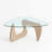 Spacious Glass-top Coffee Table With A Premium Solid Oak Base,  For The Living Room.-1953645730-1953645728-1953645791