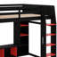 Lit mezzanine avec bureau Gaming