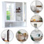 Dampier 560mm W 580mm H Surface Framed Medicine Cabinet Mirror 3 Adjustable