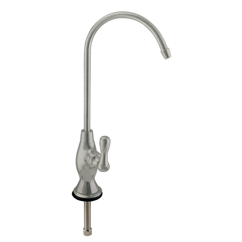 Westbrass 10" 1-Handle Cold Water Dispenser Faucet, Satin Nickel