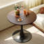 Table ronde, table de salle à manger moderne, table de salle à manger, plateau en panneau de fibres à densité moyenne et base tulipe en acier, table de cuisine, table basse Mid-Century, table de salle à manger ovale-1115853345