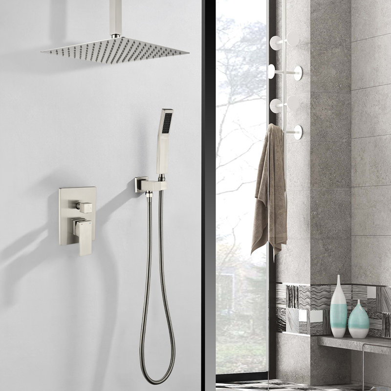 Système de douche complet avec valve brute