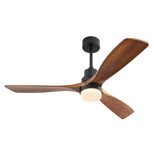 52'' Nicola 3 - Blade LED Standard Ceiling Fan with Remote Control and Light Kit Included