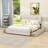 4 Drawers Upholstered Queen Platform Bed with Button-Tufted Headboard-733950827