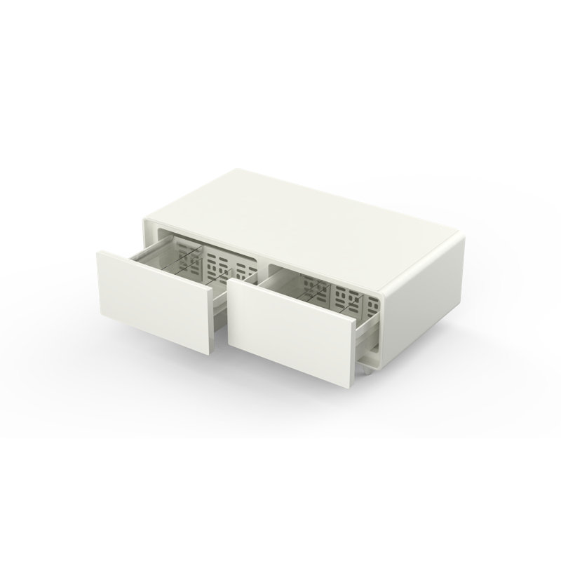 Frostform Single Coffee Table, White