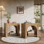 Ensemble de 2 tables de bout avec tablette de rangement Farmhouse-1730789070-1734502598