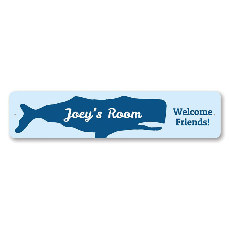 Plaque baleine en aluminium, H 4 po x l 18 po x P 0,04 po