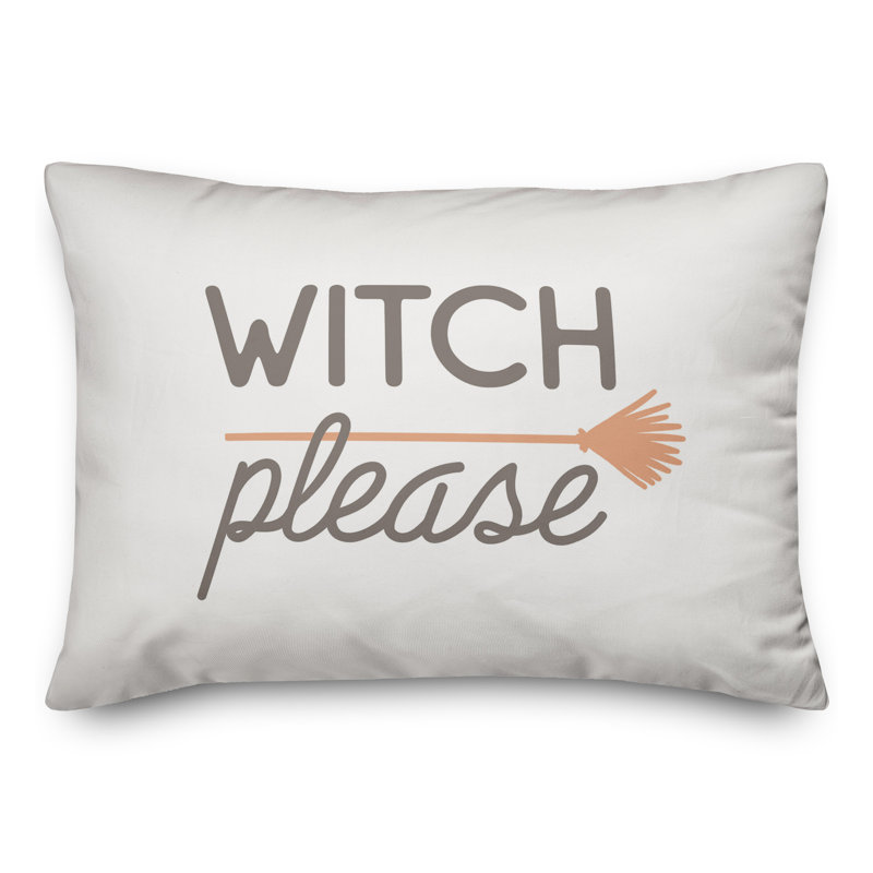  Witch Please Rectangular Pillow Cover & Insert