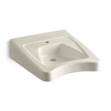 Morningside™ Ceramic 20" Wall Mount Bathroom Sink with Overflow