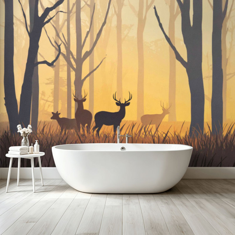 Adhésif mural amovible Peel and Stick, 68.88" L x 96" W