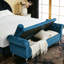 Banc de rangement en velours doux 62,2 pouces-2001630200