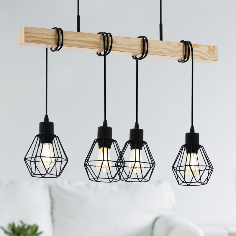 4 - Light Matte Black Pendant