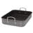 Rachael Ray Hard Anodized Nonstick Roaster/Roasting Pan with Dual-Height Rack, 16 inch x 12 inch