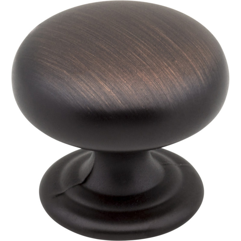 Florence 1 1/4" Diameter Mushroom Knob, Brushed Oil Rubbed Bronze