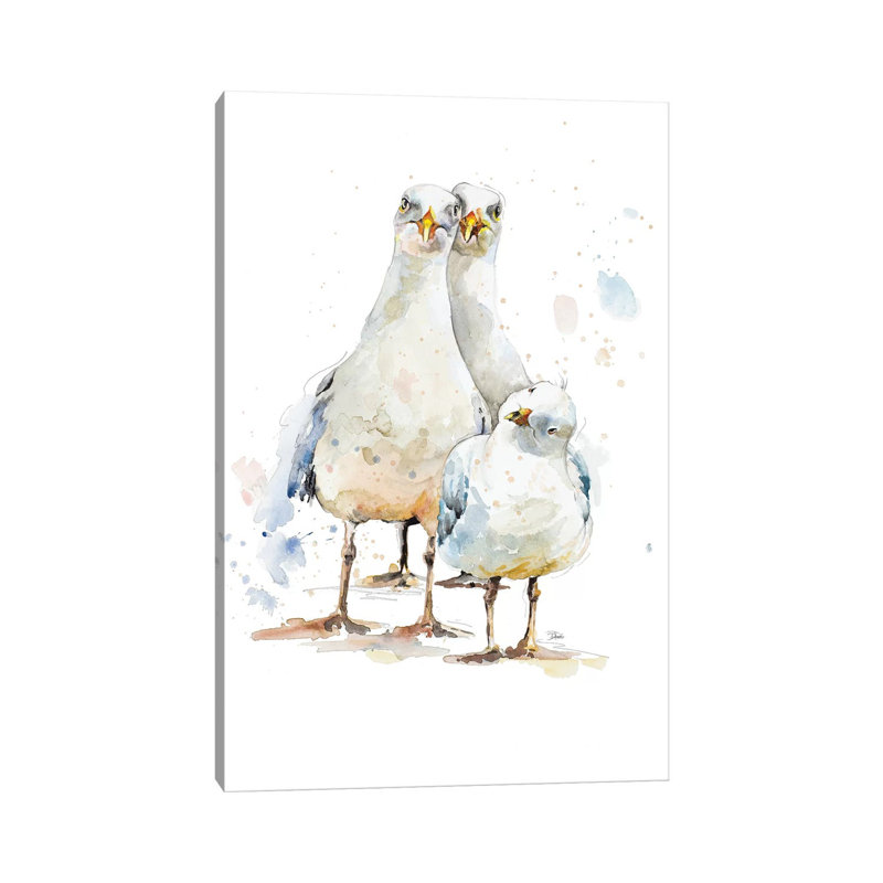 " The Happy Family " by Patricia Pinto Painting Print, 60" H x 40" W x 1.5" D
