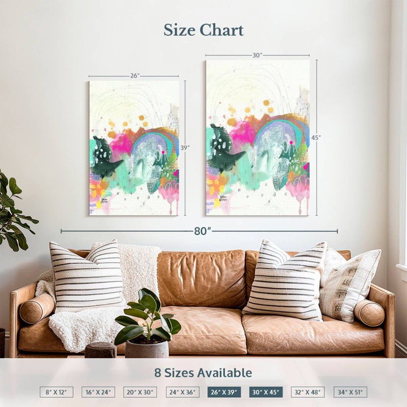 Avery Pastel Confetti I, H 39 po x l 26 po
