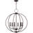 6 - Light Candle Style Globe Chandelier-907321520