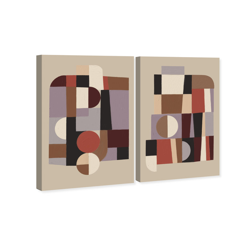 Berry Deco Set Set by Oliver Gal, 15" H x 10" W, Gallery Wrapped