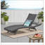 Chaise longue en osier Salem