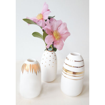 Solifl'Or Handmade Porcelain Table Vase