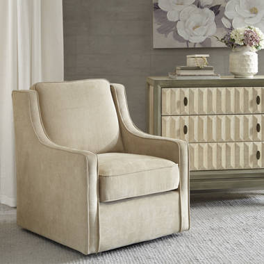 Keilani 36.5 Wide Swivel Barrel Chair Kelly Clarkson Home Body Fabric: Mineral Blue Floral Performance