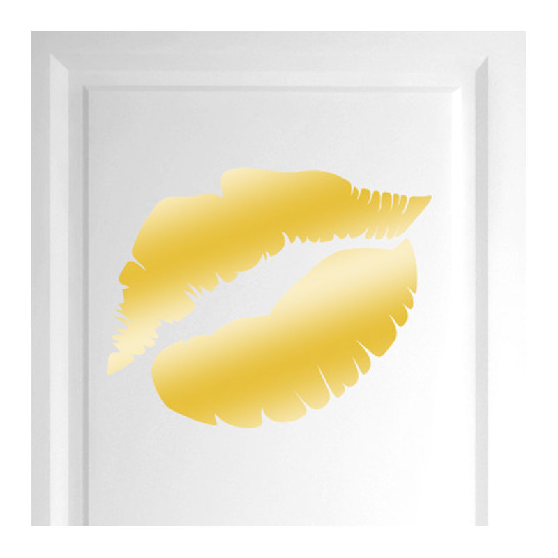 Wall Decal, Shiny Gold