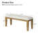 Banc rembourré 44,5 po Beasley 