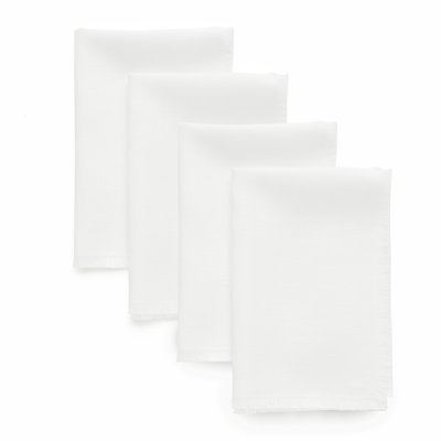 Fringe - 100% Pure Linen Dinner Napkins