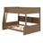 Bunk Bed With Storage Cabinets And USB Ports-2022728660-2022728657