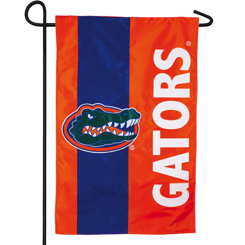 Drapeau de maison en polyester à 2 côtés NCAA 44 x 28 po, Université de la Floride, H 44 po x l 29 po
