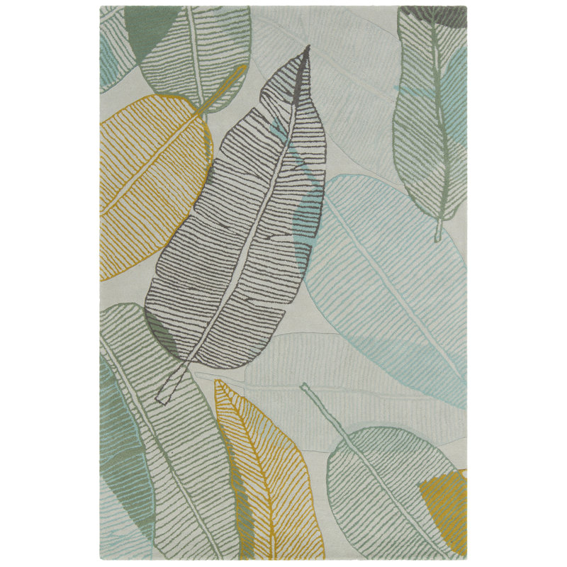 Jessica Swift Wool Floral Area Rug, Rectangle 7'9" x 10'6"
