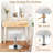 Leather Vanity Stool-70531908-70531909