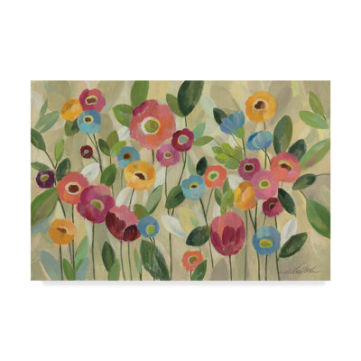 « fée », fleurs en acrylique v pi, reproduction d’art sur toile tendue