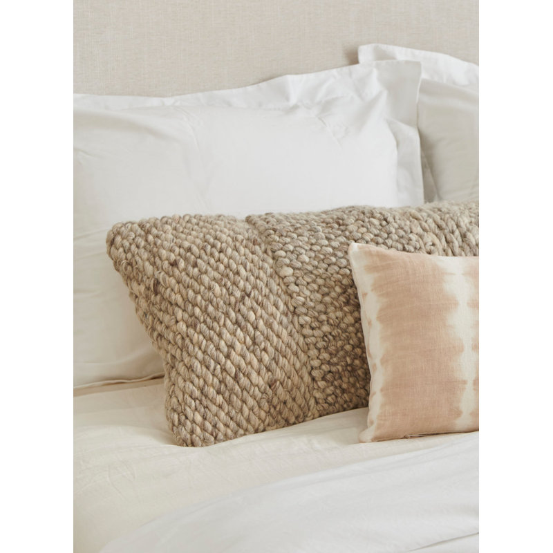 Textured Handwoven Pillow, 100% Polyester