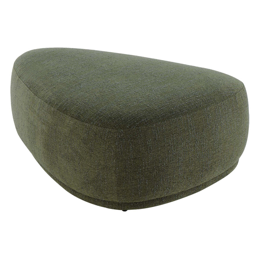 Adna 44'' Triangular Upholstered Ottoman