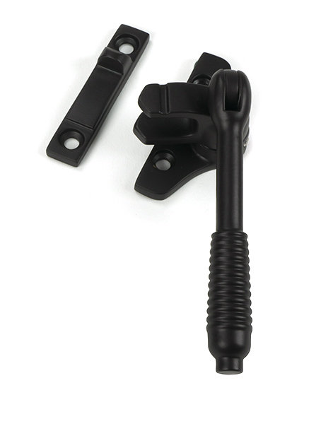 Reeded Night-Vent Locking Fastener (Steel Window), Aged Bronze