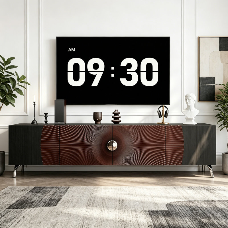 Meuble télé italien, Black/Red