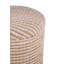 Repose-pieds rond élégant avec rangement caché 16 po x 16 po x 18 po Elegant