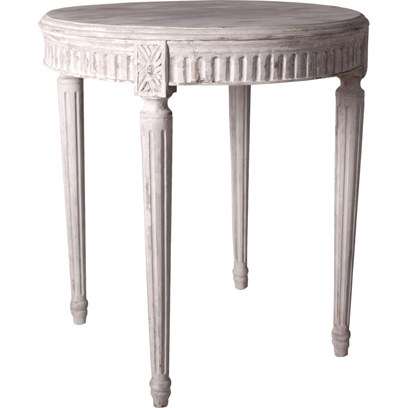 Laudere Solid Wood End Table