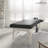 CAPHAUS 84" Foldable Memory Foam Massage Table with adjustable legs, 28”/32” Wide, Black/Purple-895401594-895401588
