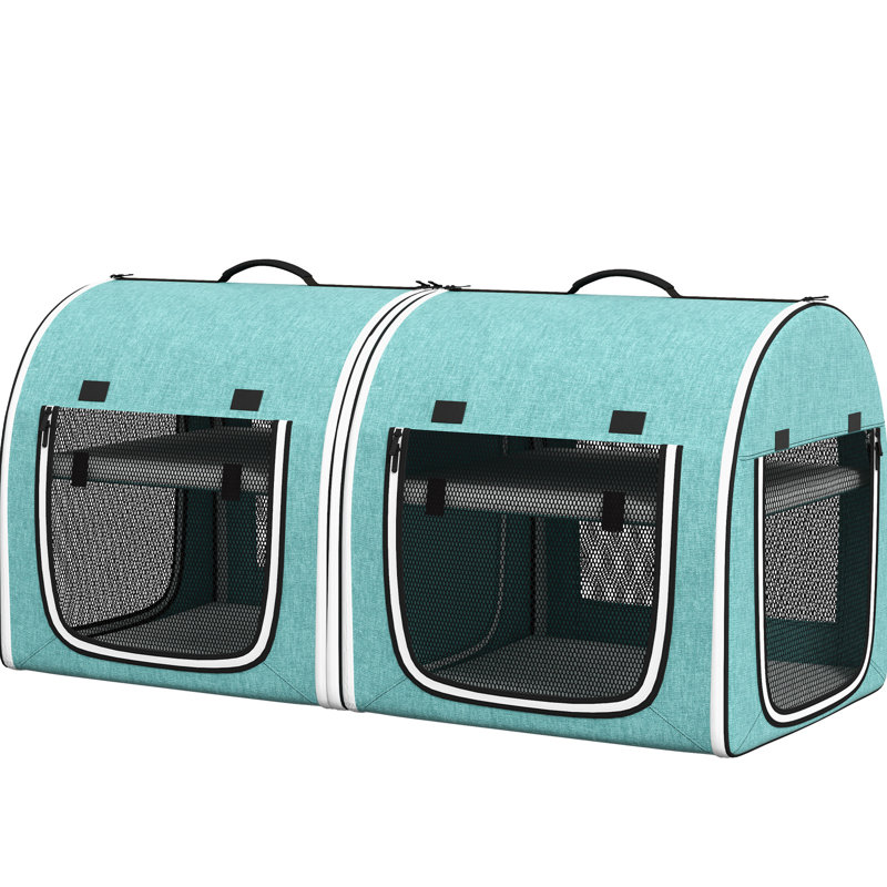 Sac de transport pour chat 39 po, animal de compagnie discret, deux compartiments