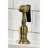 Kingston Brass Heritage Two-Handle 4-Hole Deck Mount Bridge Kitchen Faucet with Brass Side Sprayer-11175588