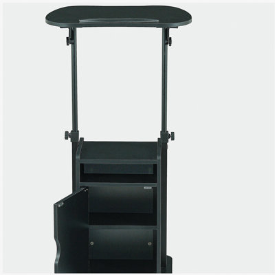 Chariot pour ordinateur portable avec rangement réglable Techni Mobile