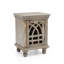 Table de chevet en bois gris antique